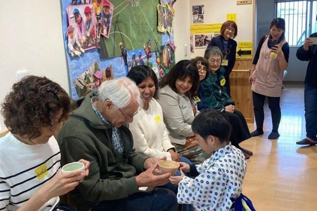 Japan tour group welcomed